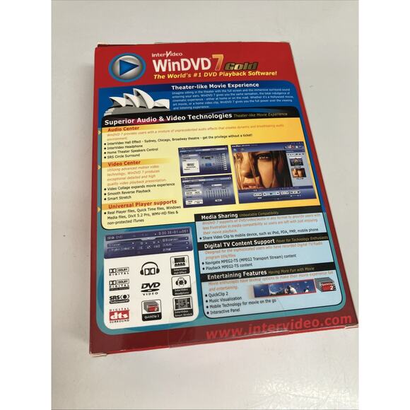 InterVideo WinDVD 7 Gold Software Computer DVD Video Playback Player - Picture 3 of 6